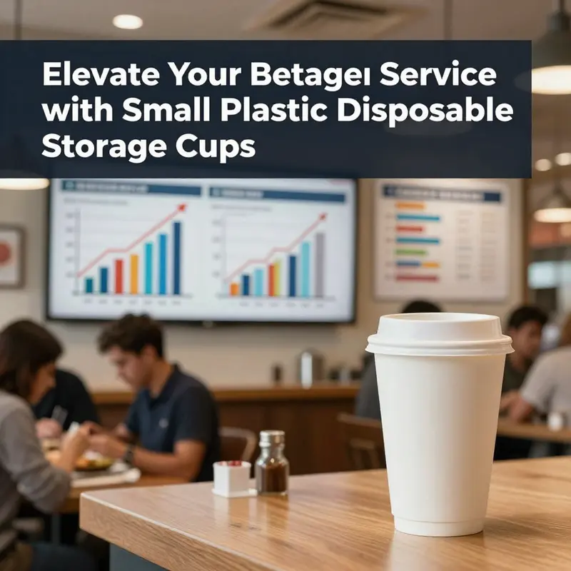 An array of small plastic disposable storage cups demonstrating their diverse applications in food service.