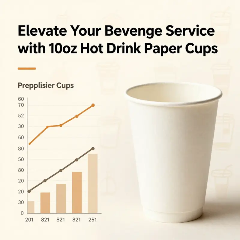 Highlighting the key features of 10oz paper cups for hot drinks.