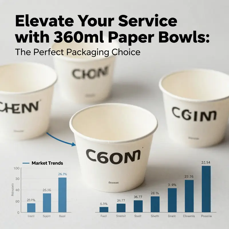 The high-quality materials of the 360ml paper bowl ensure durability and food safety.