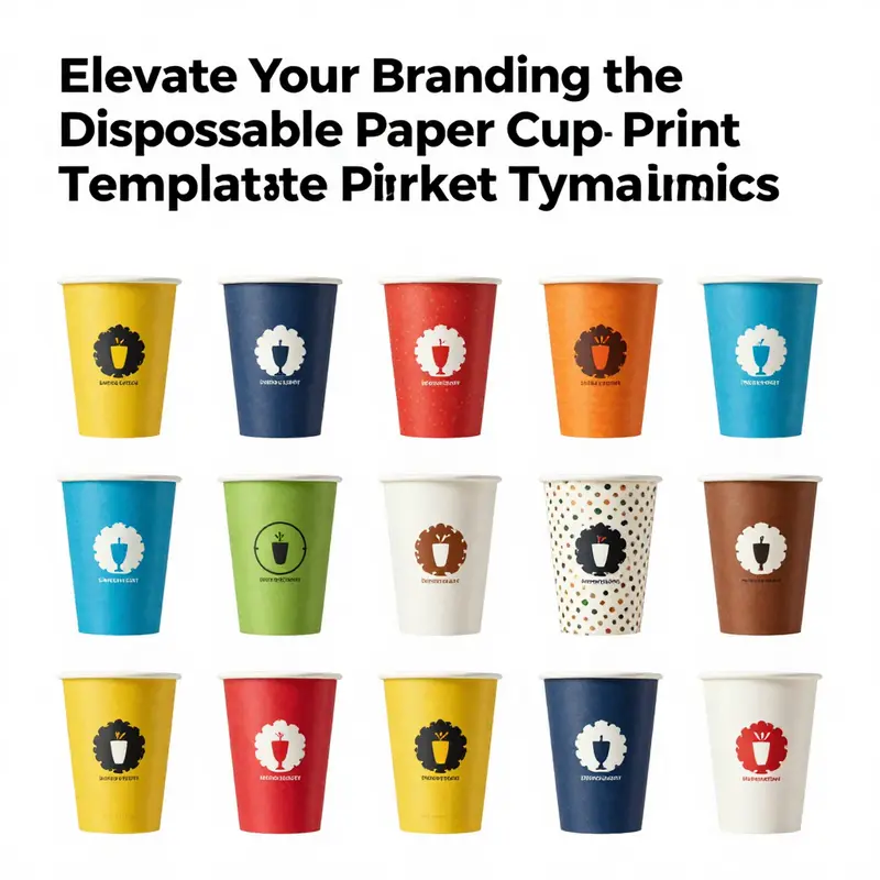 A vibrant showcase of disposable paper cup designs that reflects today’s market dynamics and customization trends.