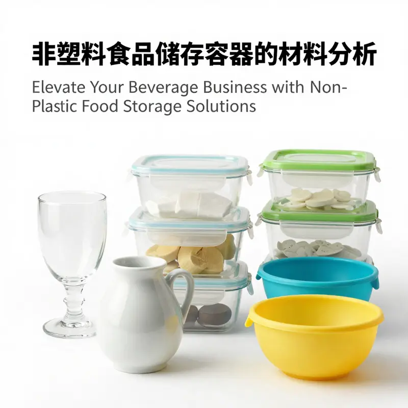 An elegant display of premium non-plastic food storage containers, perfect for any food service setting.