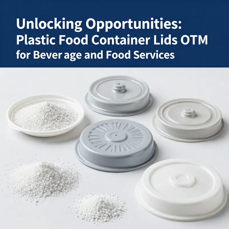 Diverse and colorful plastic food container lids reflecting current market trends and customization opportunities.