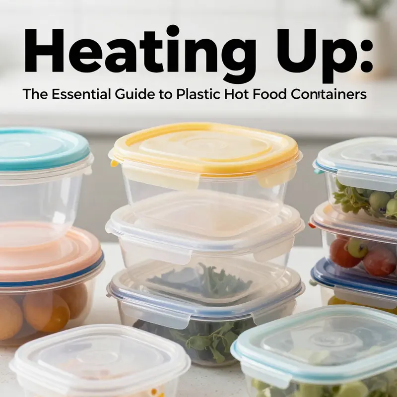 Highlighting the importance of material safety in food containers, focusing on food-grade polypropylene.