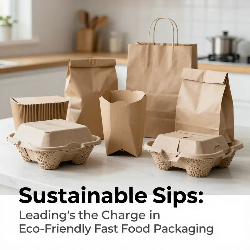 Showcasing innovative materials that enhance the durability and performance of eco-friendly fast food packaging.