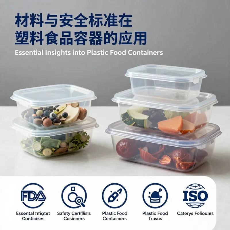 A variety of plastic food containers highlighting the competitive landscape among manufacturers.