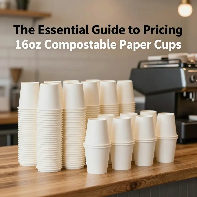 Maximize savings with bulk pricing options for 16oz compostable paper cups.