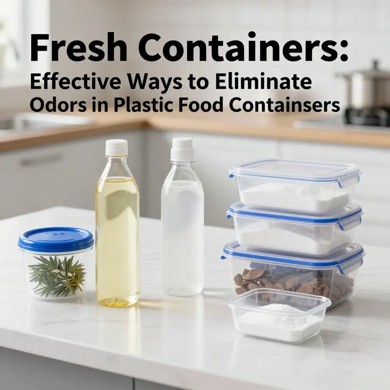Practical solutions for eliminating odors in plastic food containers.