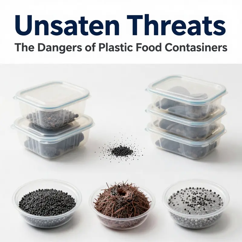 Understanding how chemical leaching occurs in plastic food containers.