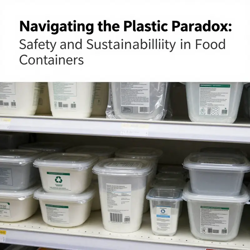 Illustrating the potential for chemical migration from plastic containers to food.