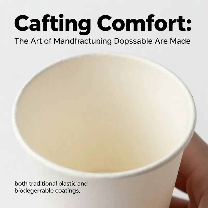 Various types of food-grade paperboard prepared for cup manufacturing.