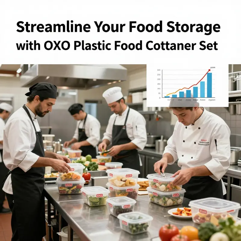 Various OXO containers demonstrating their innovative design and practicality for food storage.