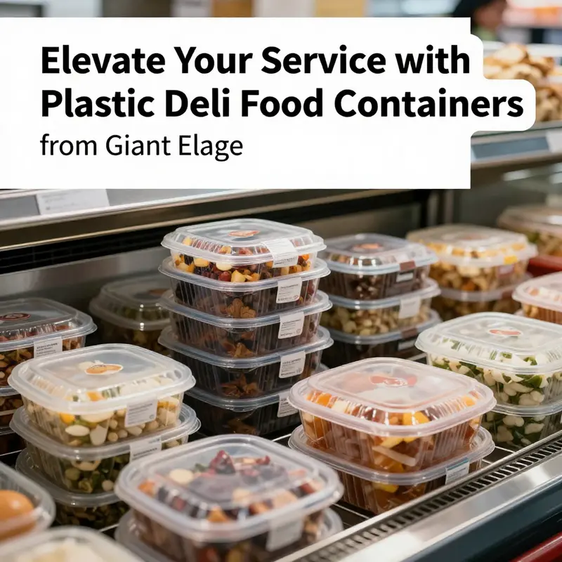 A wide selection of plastic deli food containers available at Giant Eagle, showcasing their commitment to quality and variety.