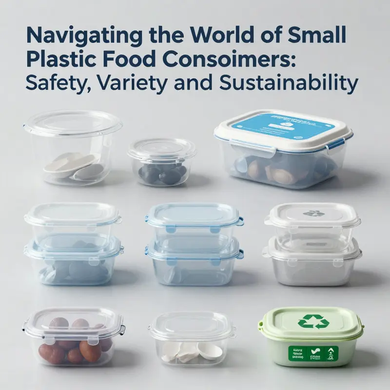 An informative guide on the composition and safety considerations of small plastic food containers.