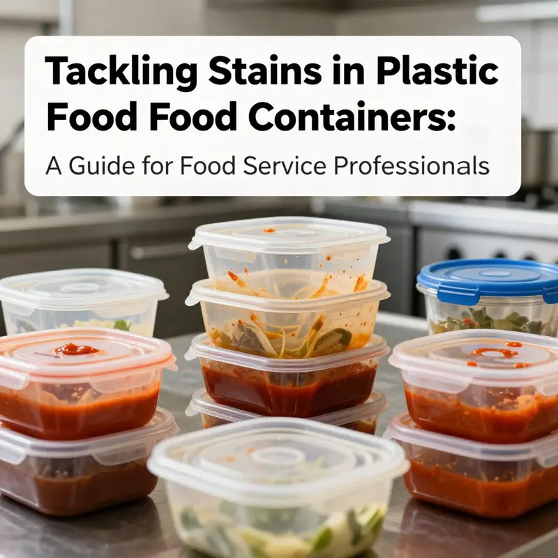 Different stained plastic containers illustrating common food pigments encountered in the industry.
