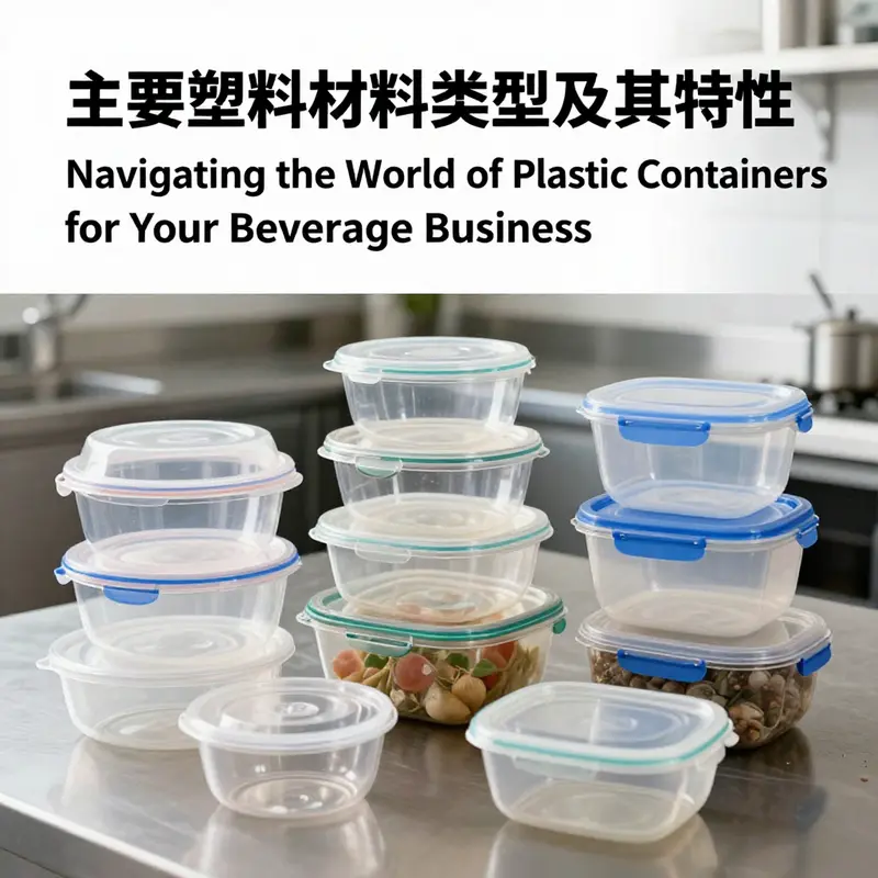 A diverse selection of plastic food containers exemplifying the characteristics and applications discussed.