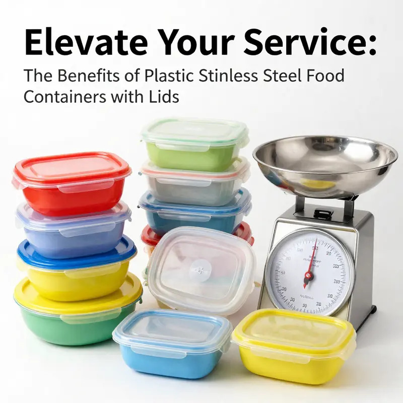 High-quality stainless steel food containers designed for safety and performance.