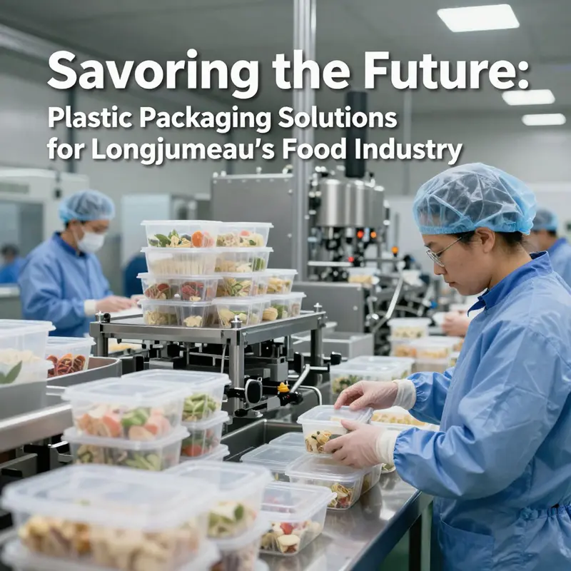 A glimpse into the production of high-quality plastic food containers in Longjumeau.