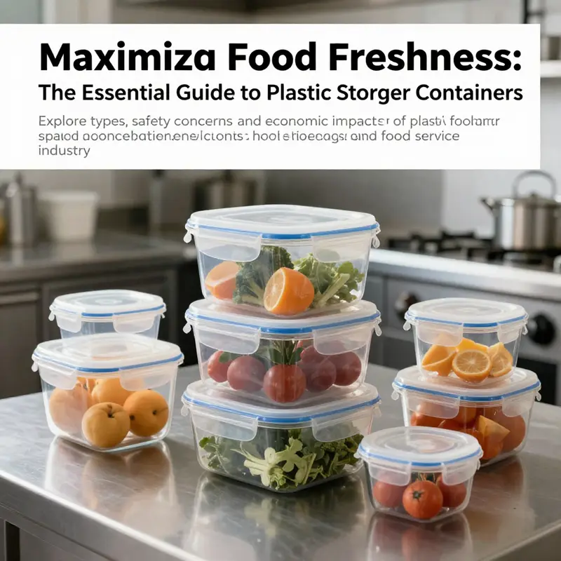 A photo of plastic food storage containers organized in a commercial kitchen, showcasing their role in maintaining food quality.