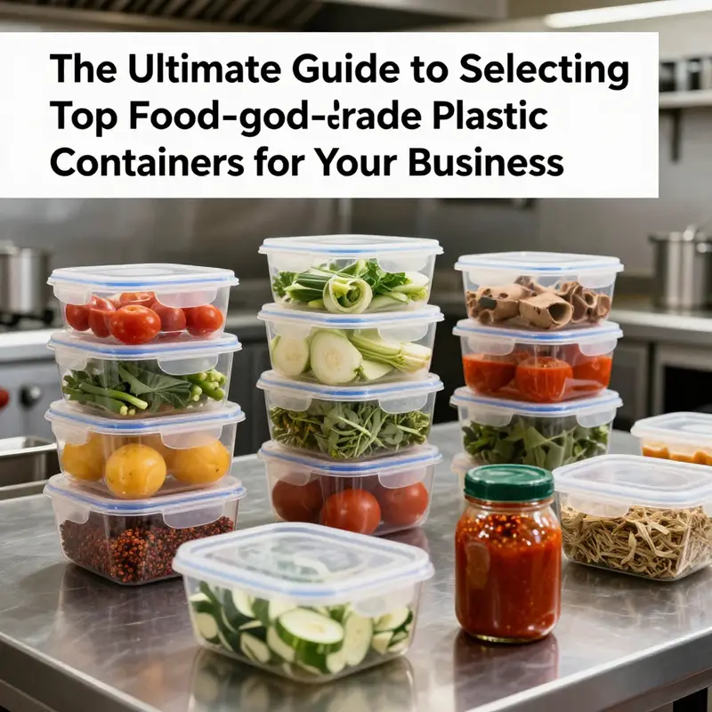 Top-rated food-grade plastic containers from trusted brands suitable for restaurants and beverage businesses.