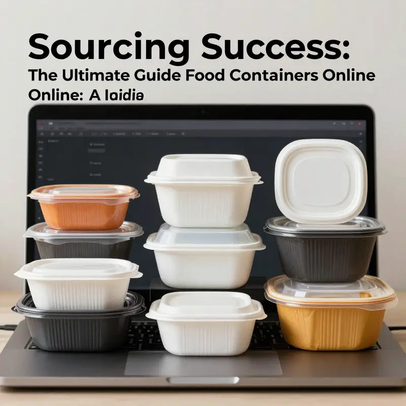 A visual guide to the online marketplace for disposable food containers, highlighting various options available.