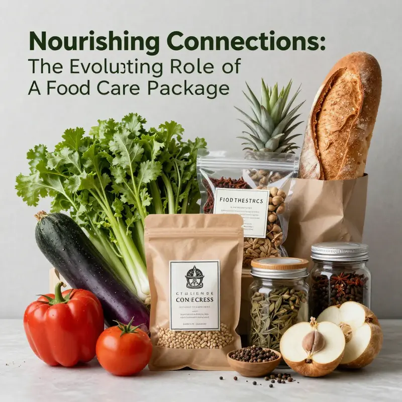 Thoughtfully designed food care packages serve as emotional support during difficult times.