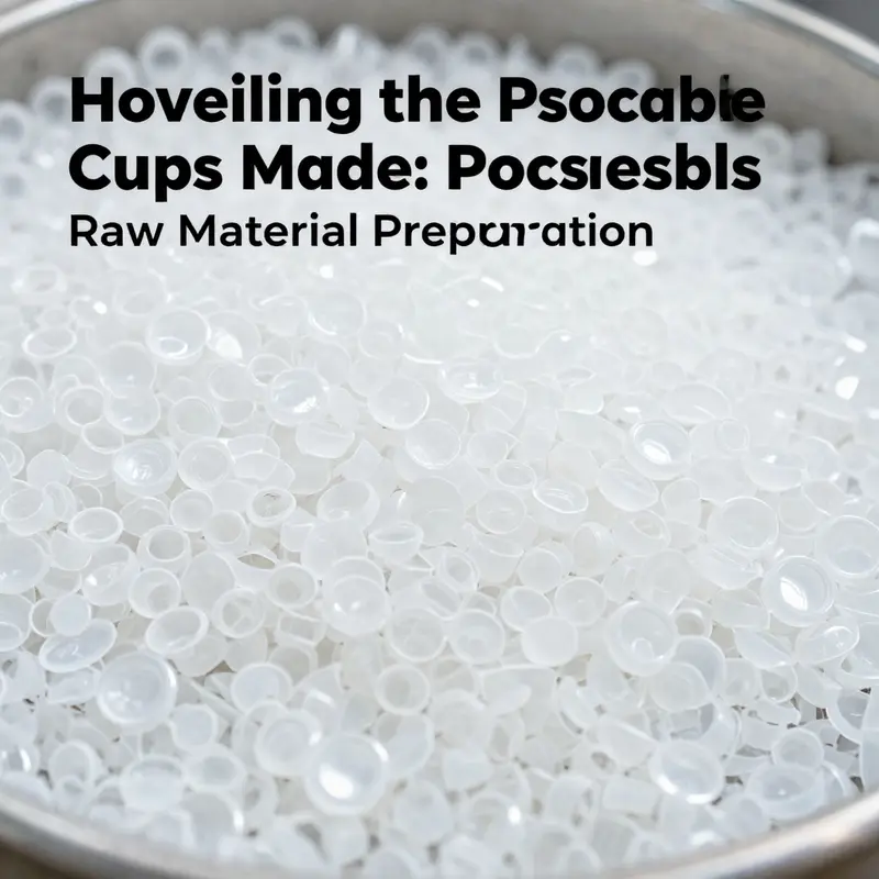 Plastic pellets of various materials prepared for the injection molding process.