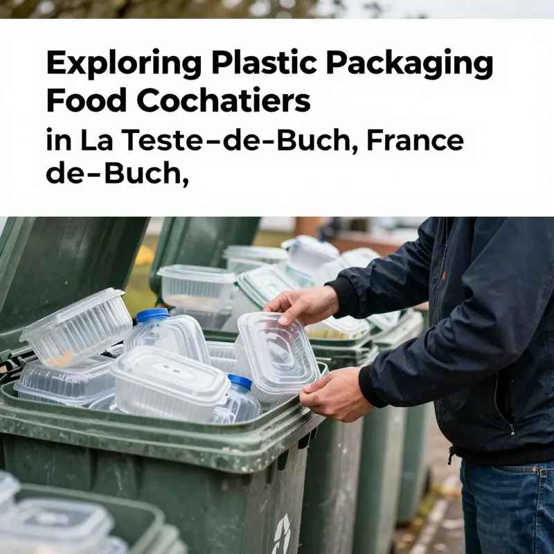Diverse types of plastic food containers available in La Teste-de-Buch’s market.