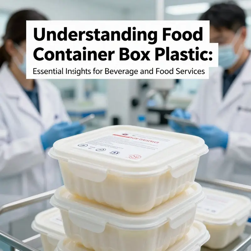 Overview of manufacturing processes for food container box plastic, showcasing machinery and workflow.