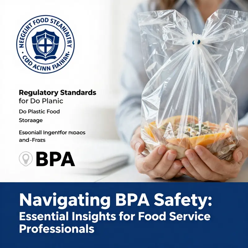 An infographic explaining BPA and its relevance to plastic food storage bags.