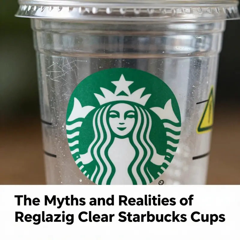An infographic illustrating the treatment limitations of plastic cups versus glass.