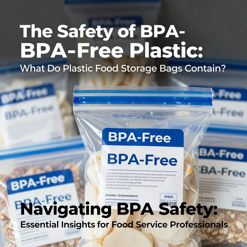 An infographic explaining BPA and its relevance to plastic food storage bags.