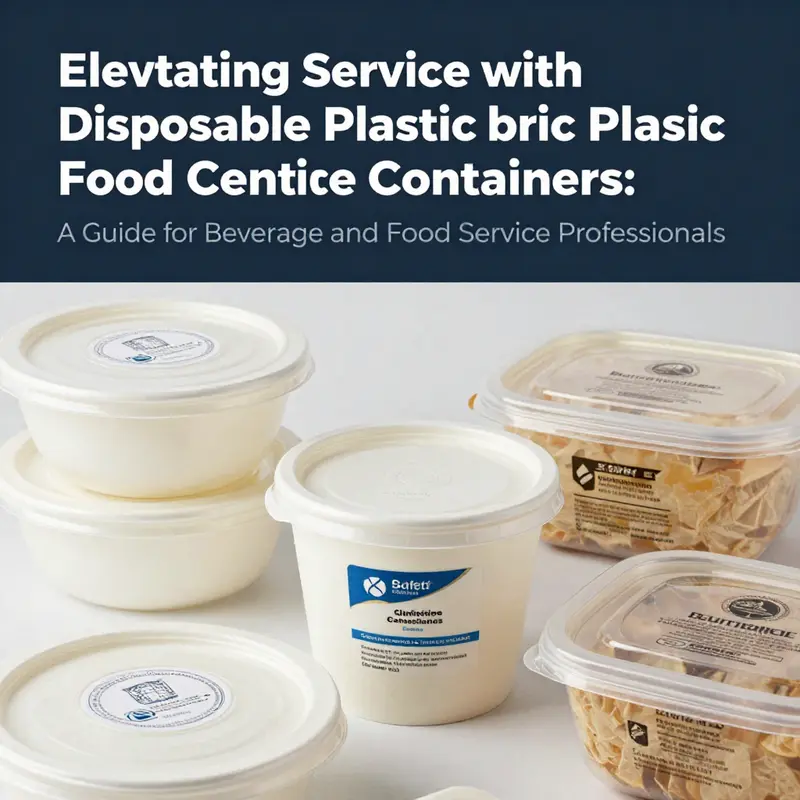 An infographic displaying the material composition of disposable plastic food containers with lids.