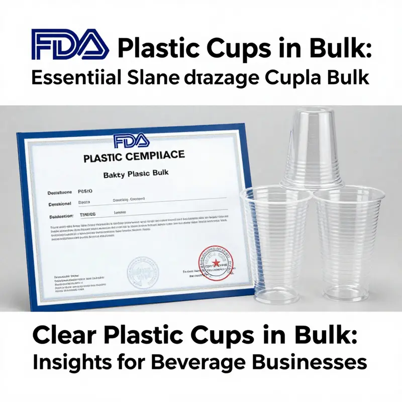 Different materials used in clear plastic cups highlighting polystyrene and polypropylene variations.