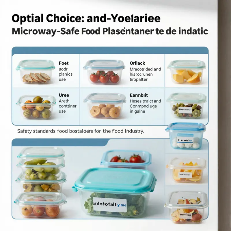 Examining the safety and performance attributes of microwave-safe food plastic containers.