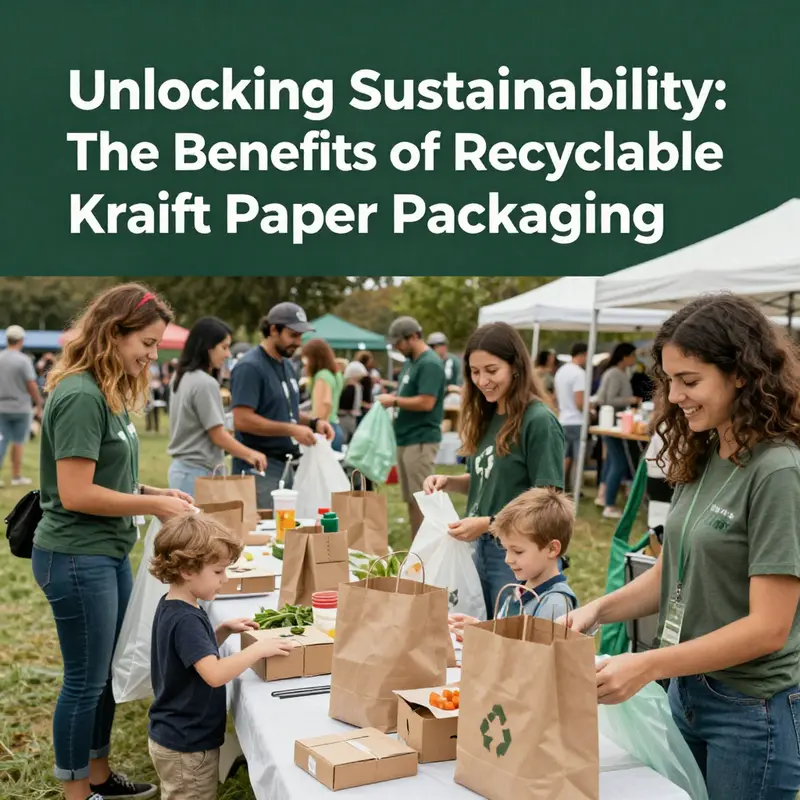 The café showcases environmental sustainability through kraft paper packaging and recycling initiatives.