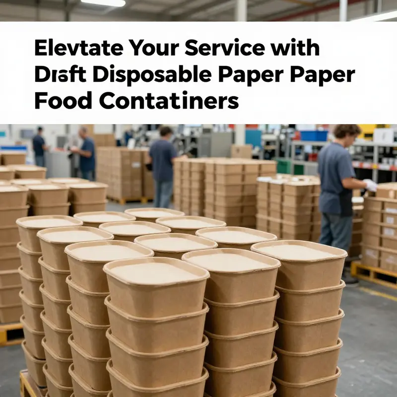 Showcasing various shapes and sizes of kraft paper food containers, emphasizing their versatility and eco-friendly features.