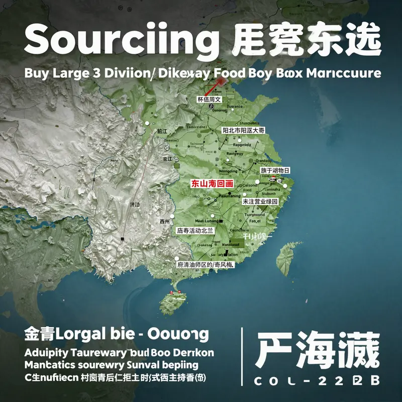 Manufacturing large 3-division takeaway food boxes with quality control measures.