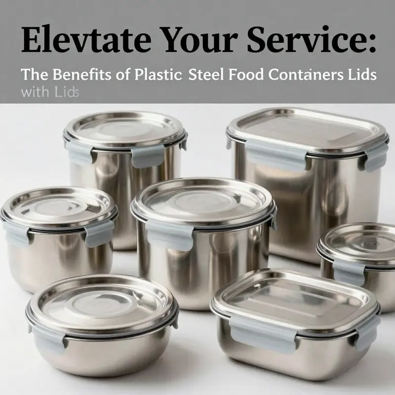 High-quality stainless steel food containers designed for safety and performance.