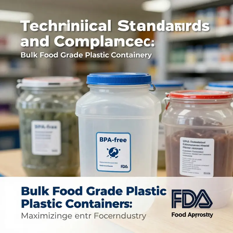 A diverse range of bulk food grade plastic containers in action across multiple culinary environments.