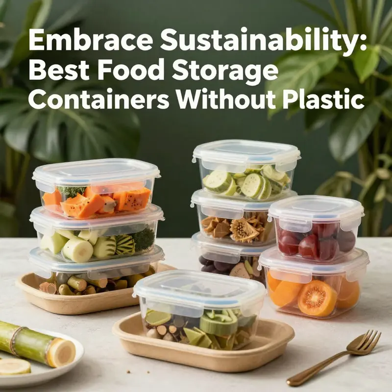 A selection of tempered glass containers perfect for safe food storage.