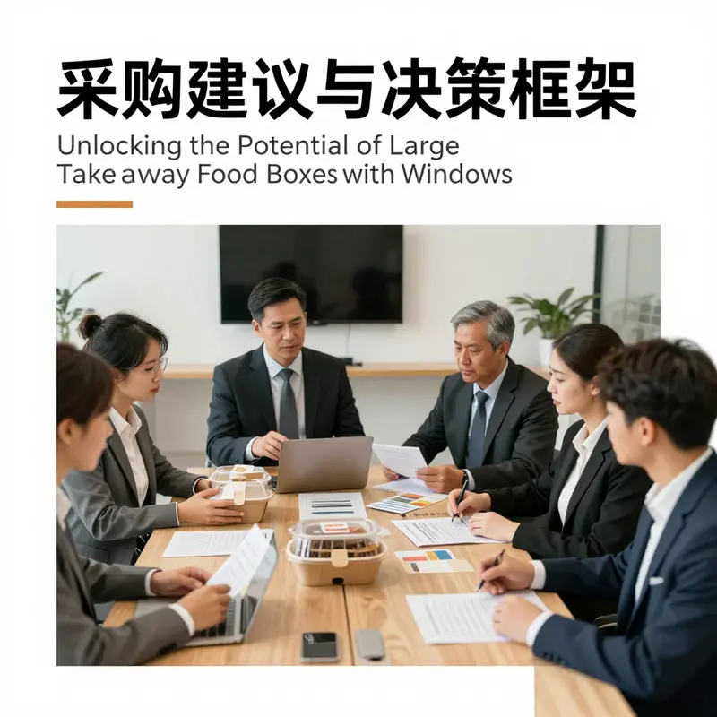 A variety of large takeaway food boxes with windows, designed for different meal types including salads and pastries.