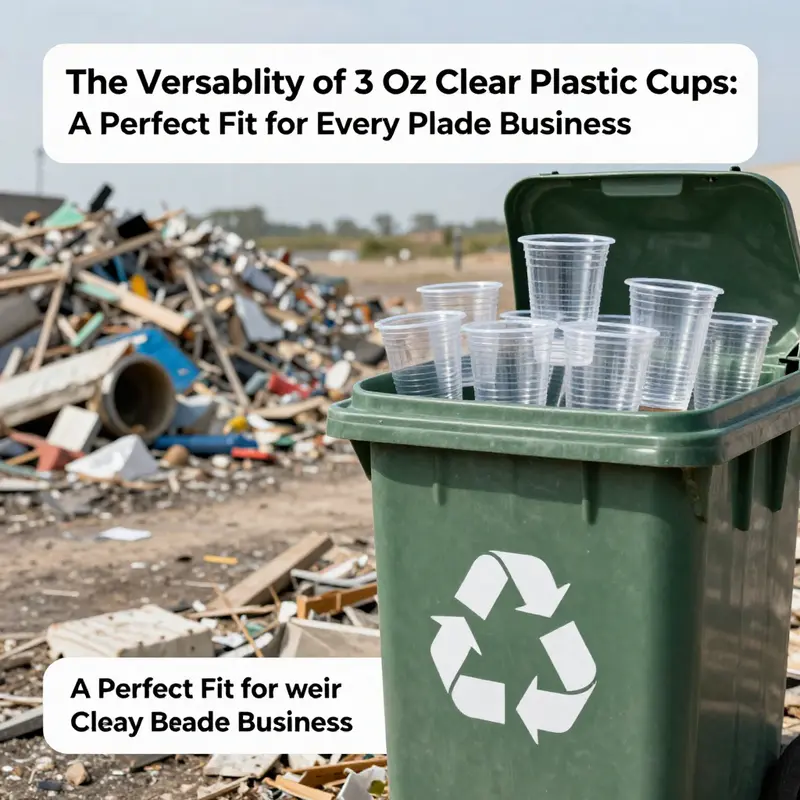 Diverse applications of 3 oz clear plastic cups in beverage services and events.