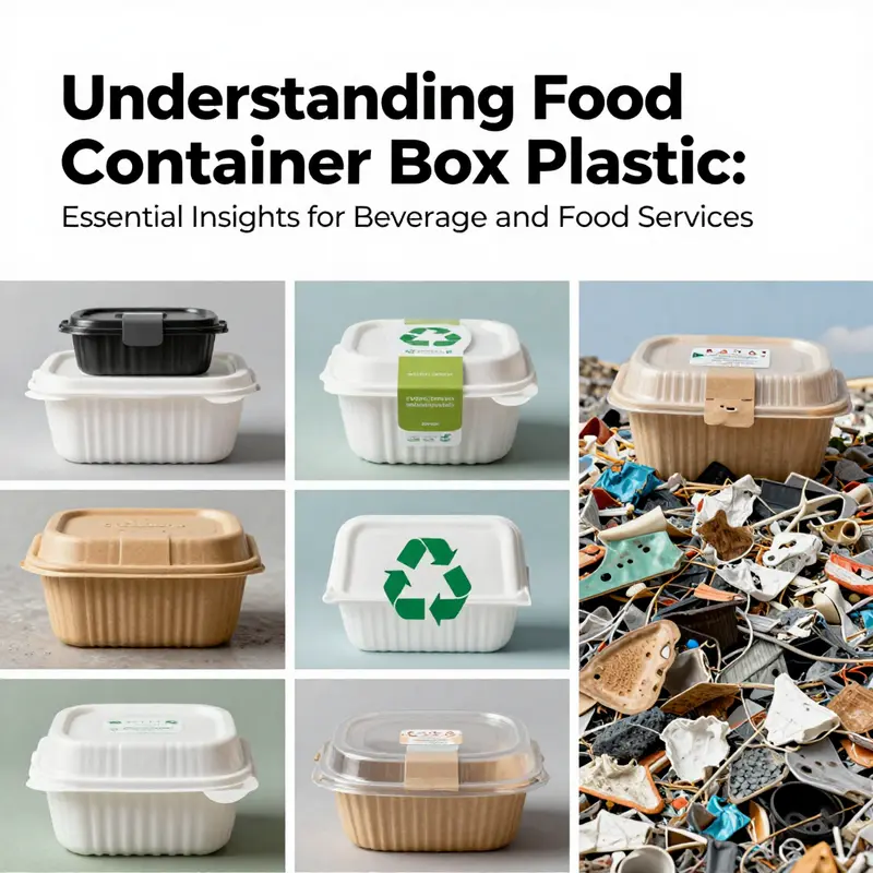 Overview of manufacturing processes for food container box plastic, showcasing machinery and workflow.