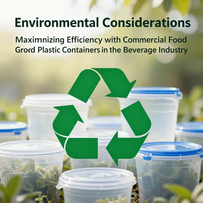 An array of food-grade plastic containers showcasing their versatility in food storage.