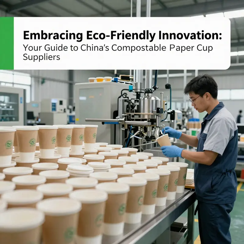 An assortment of colorful compostable paper cups that highlight the diversity available in eco-friendly packaging.