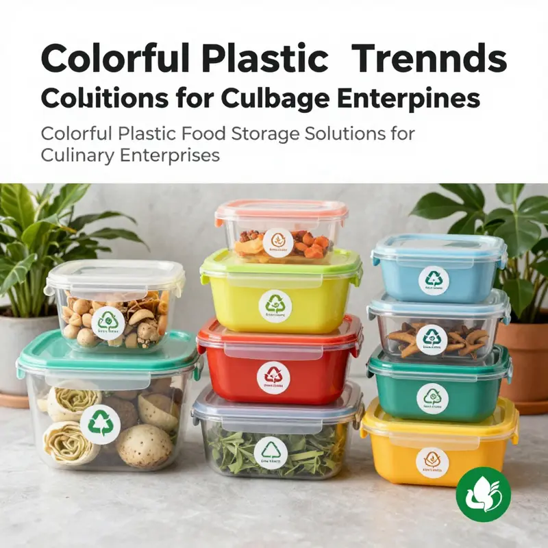 Vibrant colorful plastic containers that enhance kitchen organization and meal prep efficiency.