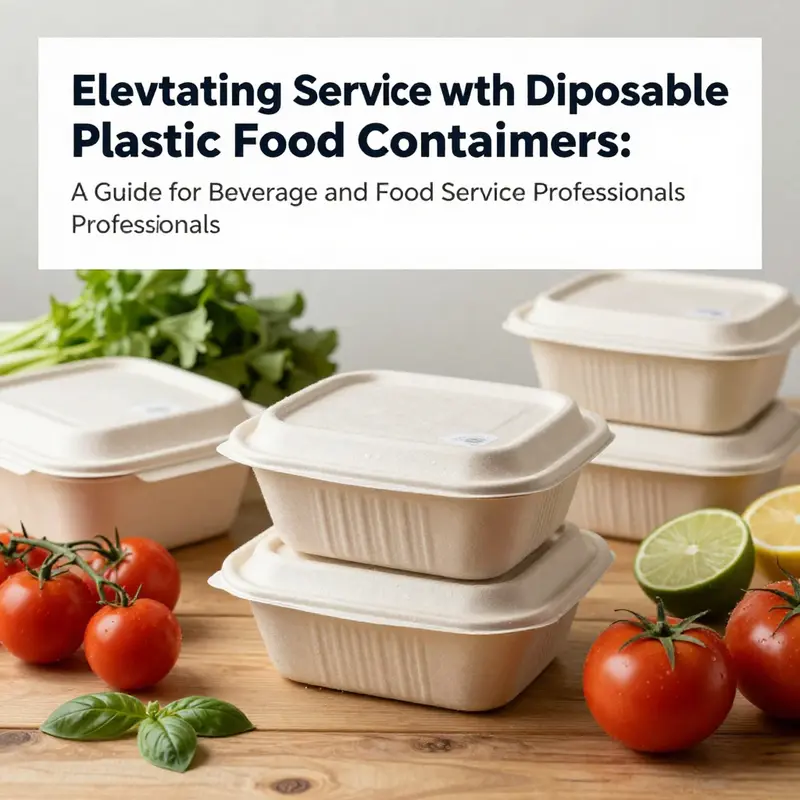 An infographic displaying the material composition of disposable plastic food containers with lids.