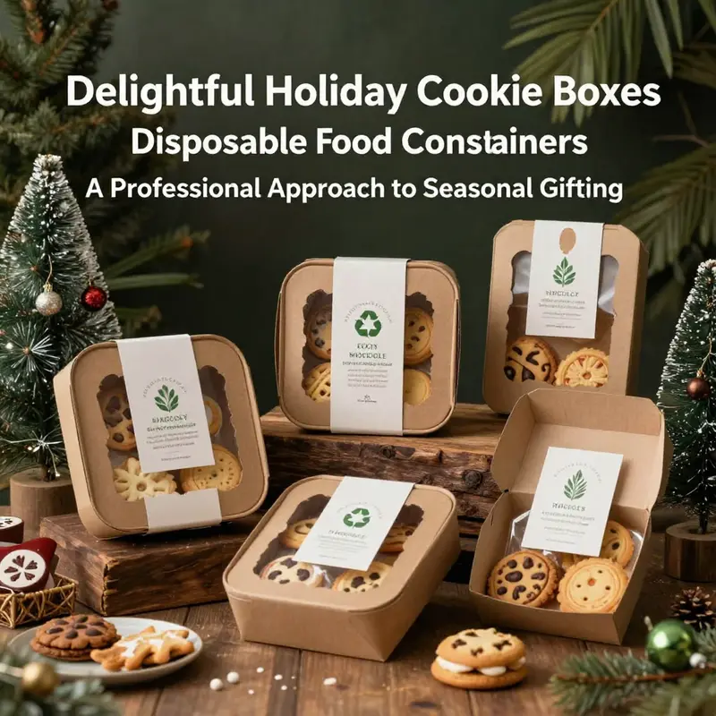 An array of stunning holiday cookie box designs showcasing the diversity in styles and functionality.