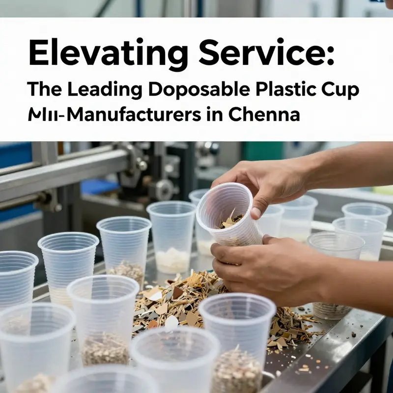 An inside look at a manufacturing facility producing disposable plastic cups in Chennai, highlighting the city’s industrial capacity.