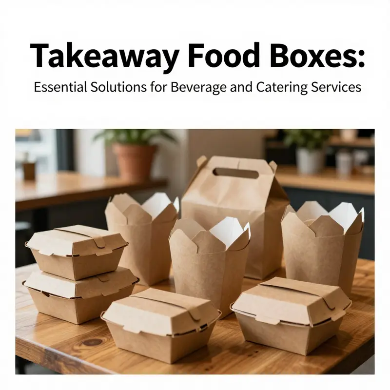 Showcasing a variety of eco-friendly takeaway food boxes, emphasizing sustainability in packaging.
